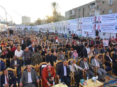 صور| مؤتمر شعبي حاشد لمستقبل وطن بالبحيرة لتأييد التعديلات الدستورية
