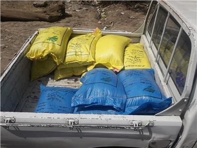 صور| لجان وزارة الزراعة تتابع وصول تقاوي الأرز للمزراعين