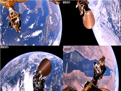 فيديو وصور| القمر المصري يلتقط فيديو للكرة الأرضية بتقنية 4K