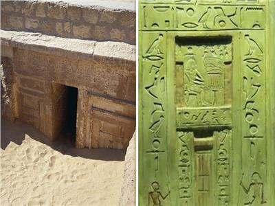 صور| عالم مصريات يكشف سر الأبواب الوهمية بمقابر الفراعنة 