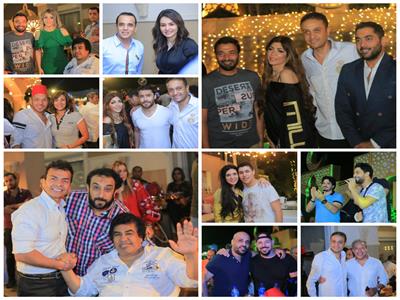 صور| فنانون ورياضيون وإعلاميون في حفل إفطار المنتج أحمد أيوب