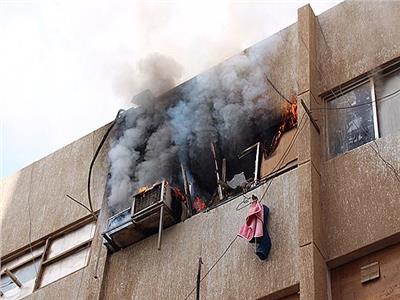 ندب الأدلة الجنائية لمعاينة حريق داخل شقة بمنطقة باب الشعرية