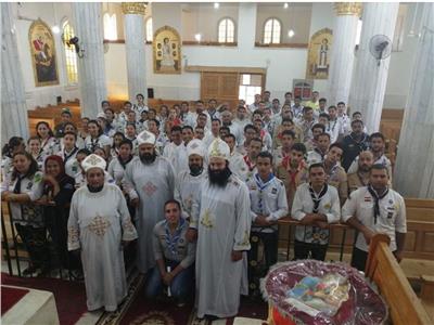«بوصلة» معكسر كشفي لكنائس منطقة عبد القادر بالمنيا
