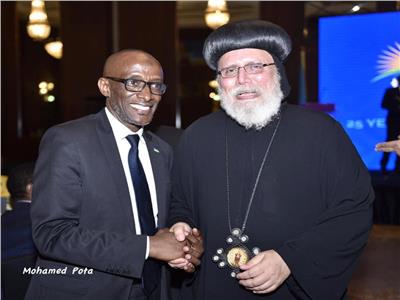 الكنيسة الأرثوذكسية تشارك في حفل سفارة رواندا