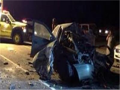 بالأسماء| إصابة 8 أشخاص في حادث تصادم سيارتي نقل جنوب المنيا