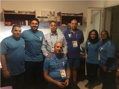 صور | مقر البعثة الطبية المصرية حديث دورة الألعاب الإفريقية في المغرب