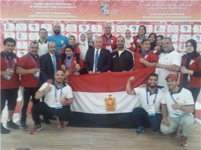 أبطال مصر لرفع الأثقال في أذربيجان استعدادًا لكأس العالم