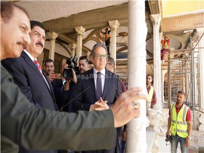 صور| ننشر تفاصيل أعمال ترميم قصر محمد علي باشا بشبرا 
