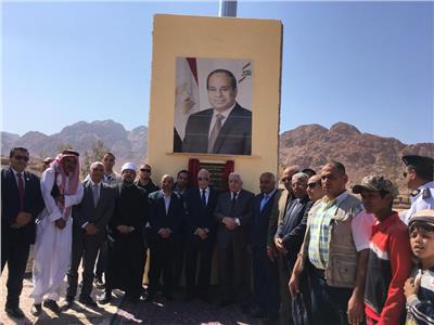 4 وزراء ومحافظ جنوب سيناء يفتتحون حديقة العلم ومتحف واستراحة الرئيس السادات
