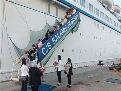 بعد توقف 10 سنوات| ميناء الإسكندرية يستقبل أول باخرة سياحية قبرصية 
