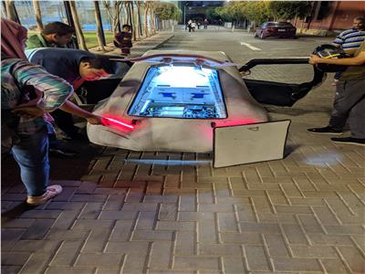 طلاب هندسة جنوب الوادي يصممون سيارة جديدة تعمل بالكهرباء