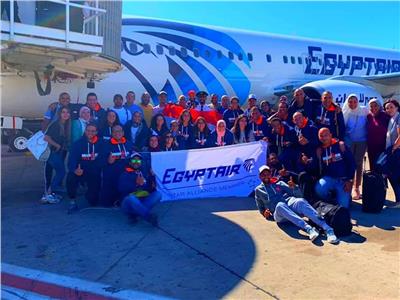 مصر للطيران تنقل 40 لاعب مصري للمشاركة في بطولة Ironman 70.3 بالمغرب