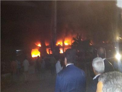 محافظ القليوبية: ٣٠ عربة مطافي لإخماد حريق مصنع أبو حوا بقليوب
