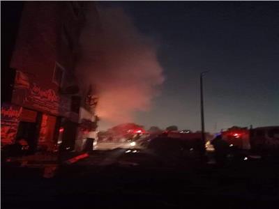 فيديو| السيطرة على حريق بشقة سكنية في السلام.. وإصابة 7 أشخاص باختناق
