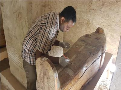 صور| توابيت خبيئة العساسيف تصل المتحف المصري الكبير