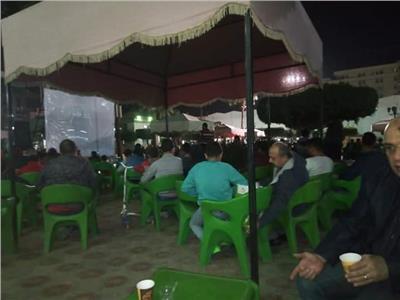 نادي «بنها» يوفر شاشات لمتابعة مباراة النهائية لمصر وكوت ايفور.. صور