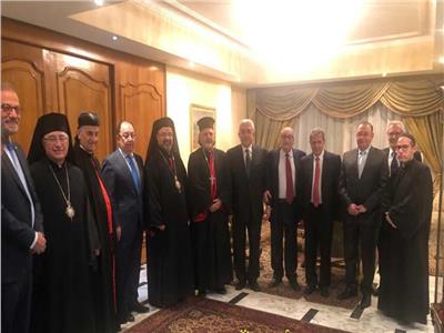مجلس بطاركة الشرق الكاثوليك في زيارة إلى السفارة اللبنانية بالقاهرة