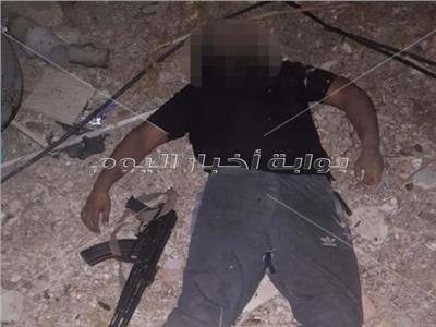 صور| مصرع 3 إرهابيين قبل تنفيذ سلسلة عمليات بشمال سيناء