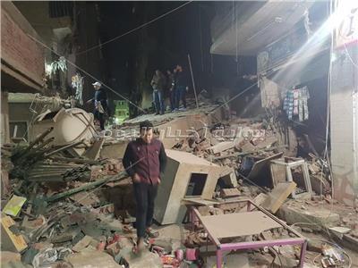 الحماية المدنية بالقاهرة تنقذ شخصين بعد انهيار عقار في بولاق أبو العلا