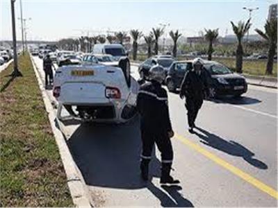 مصرع 22 شخصًا وإصابة 1045 آخرين في حوادث مرورية بالجزائر خلال أسبوع