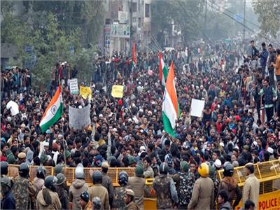 بث مباشر| استمرار الاحتجاجات ضد قانون الجنسية بالهند 
