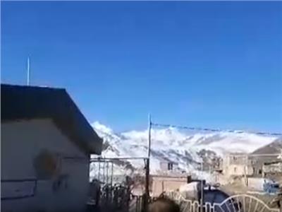 فيديو| أول لقطات من مكان تحطم مقاتلة إيرانية من طراز «ميغ 29»