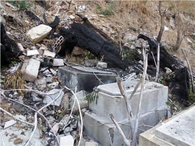 عاصفة جوية في لبنان تتسبب في انهيار مقبرة يهودية