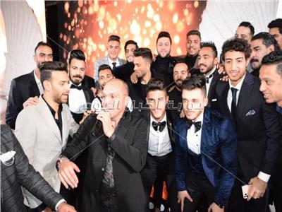 صور| نجوم الكرة المصرية يحتفلون بزفاف أحمد الشيخ