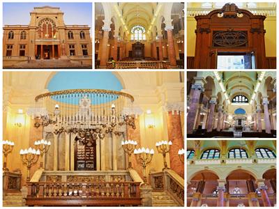 صور| المعبد اليهودي بالإسكندرية يستعيد بريقه.. والافتتاح «الجمعة»