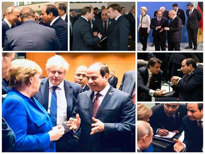فيديو وصور| من «برلين إلى لندن».. مصر حاضرة بقوة في كافة القضايا العالمية والإقليمية