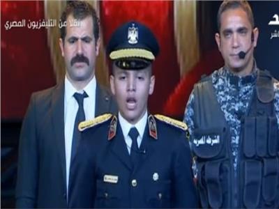 نجل الشهيد وائل طاحون أمام السيسي: أتعهد بفداء مصر بروحي