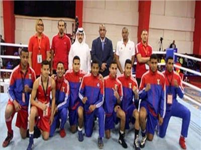 منتخب ملاكمة الناشئين يبدأ رحلة البطولة العربية في الكويت