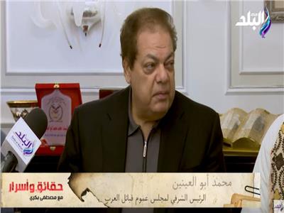 أبو العينين: السيسي يجوب العالم من أجل مصلحة مصر  