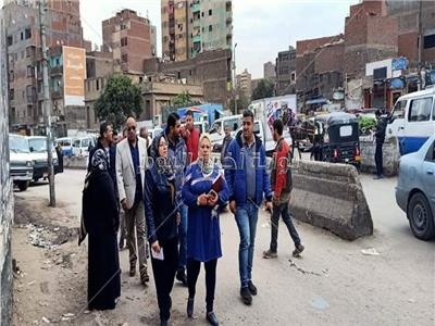 صور| جولة لنائبة محافظ القاهرة بأحياء المنطقة الجنوبية 