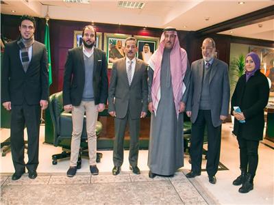 الملحق الثقافي السعودي يستقبل نائب رئيس جامعة السويس