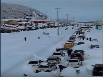 فيديو|عاصفة ثلجية غير مسبوقة تضرب مناطق شمالي إيران