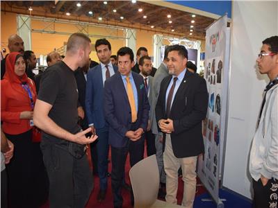 وزير الرياضة يشهد افتتاح النسخة الثانية من المعرض الدولي «ISF»