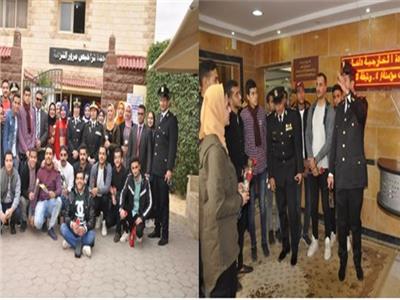 صور| وحدة تراخيص مرور النزهة تستقبل عددا من طلاب جامعة المنصورة
