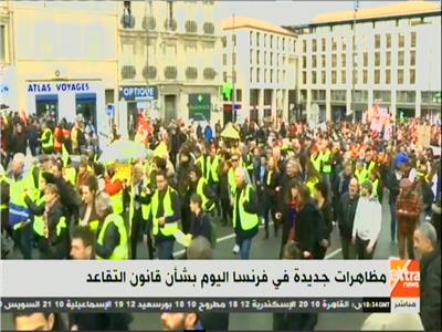 بث مباشر| مظاهرات في فرنسا بشأن قانون التقاعد