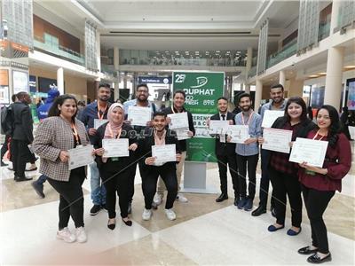 طلاب صيدلة MSA يحصدون المراكز الثلاث الأولى بمعرض دبي للتكنولوجيا