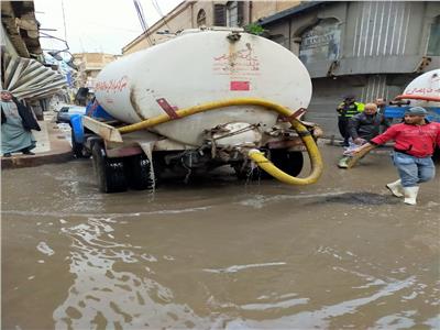 أمطار غزيرة علي الغربية.. والأجهزة التنفيذية تكثف جهودها لاحتواء آثار الأمطار
