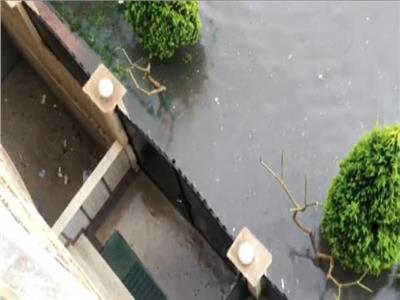 صور وفيديو| غرق القاهرة الجديدة بأمطار منخفض التنين 