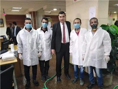 صور| جامعة سيناء تشارك في حملة التعقيم والتطهير ضد فيروس كورونا