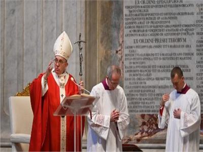 البابا فرنسيس يترأس صلاة قداس أحد الشعانين
