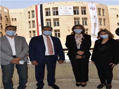 البنك الأهلي يساهم ب10 ملايين جنيه في مبنى الحجر الصحي الخاص بمؤسسة أهل مصر للتنمية 