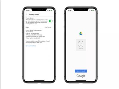 ميزة جديدة لتطبيق Google Drive بشأن الخصوصية 