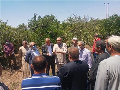 نائب وزير الزراعة يضع حلولا لندرة مياه الري بمحافظة الغربية