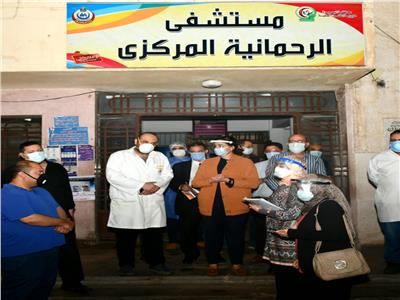 نائب محافظ البحيرة تقوم بزيارة مفاجئة لمستشفى الرحمانية وحميات دمنهور 