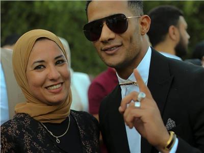 صور جديدة من زفاف إيمان شقيقة محمد رمضان وحسام حامد