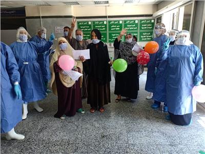 18 مريض يغادرون مستشفى الحجر الصحى بتمى الأمديد 